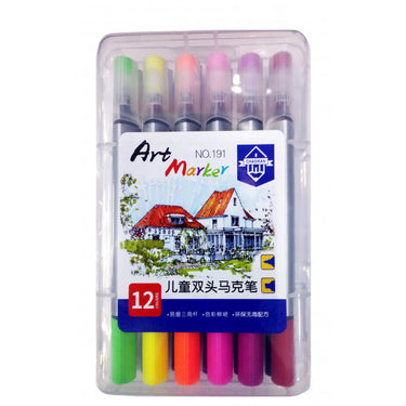 Sketching Markers 12 Colors Double-Sided